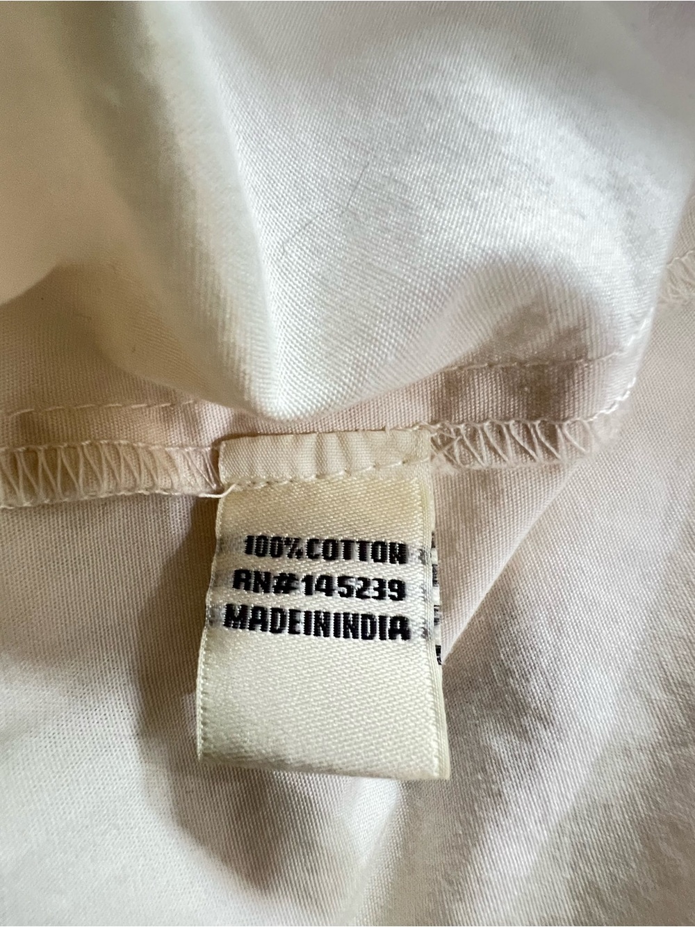 NWOT SIM & SAM ECRU TIE FRONT MILKMAID POPLIN MIDI CREAM COLOR SIDE POCKETS SZ S - Picture 9 of 9